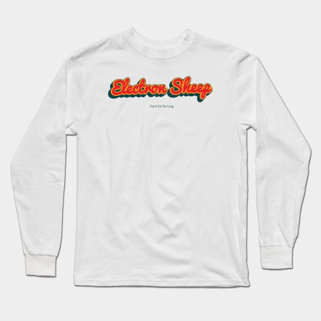 Electron Sheep Long Sleeve T-Shirt by PowelCastStudio